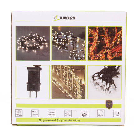 LED Lichtsnoer 400 LED's, 14.5m, IP44, Binnen/Buiten Decoratie
