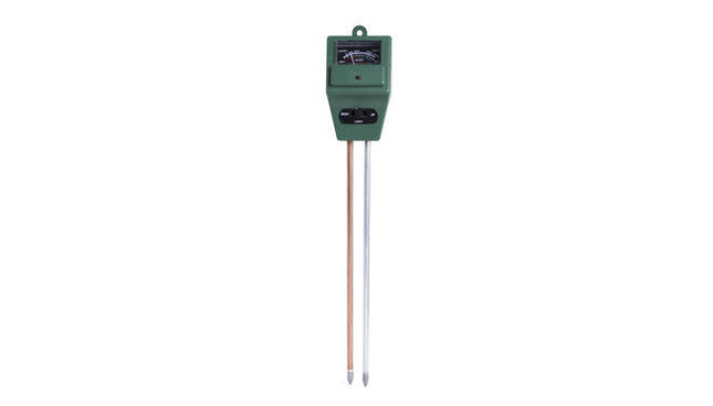 Bodemtester 3-in-1: Meet pH, vocht en licht voor optimale plantengroei.