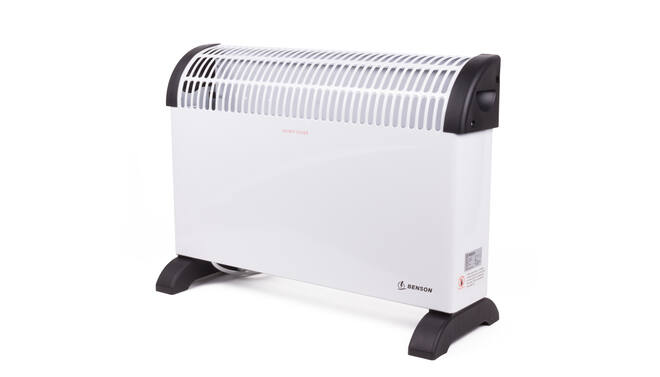 Heater convector 750/1250/2000W middel wit