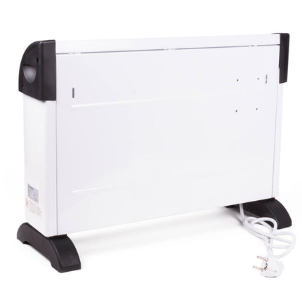 Heater Convector 750/1250/2000W, Wit - Verwarmt Ruimtes tot 20m²
