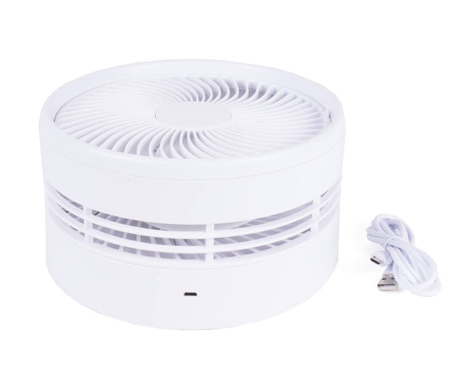 Telescopische Oplaadbare Ventilator, 24u Accu, 3 Snelheden, Draagbaar