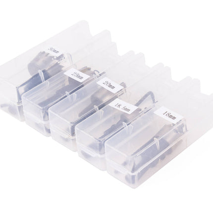 Gatenzaagset HSS 10 dlg 16-30 mm, voor metaal en kunststof boren.