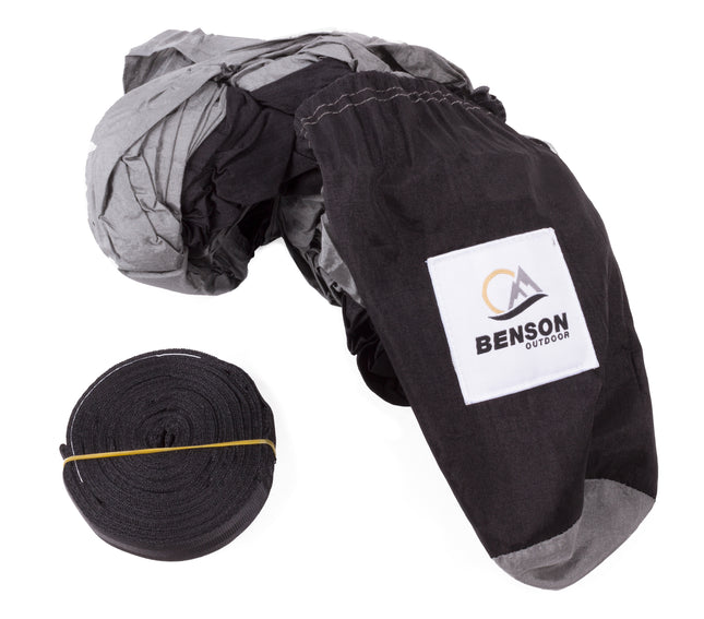 Hangmat parachutestof – Materiaal High quality heavy duty 210T nylon, Gewicht 535 g