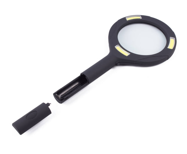 Loupe 3X COB LED, 80mm Lens, 250Lm, Ideaal voor Lezen & Inspectie