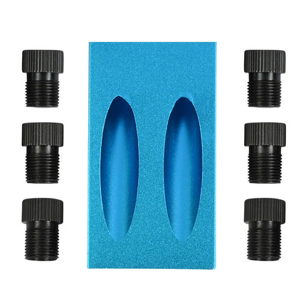 Boormal 15° Pocket Boring Set 7dlg - Maak Sterke Onzichtbare Verbindingen