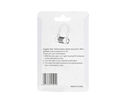 Tri-circle Cijferslot 54mm, 4-cijferige code, voor koffers & kluisjes