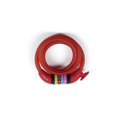 Rood Cijferslot 12x1200mm - Fiets- en Scooterbeveiliging