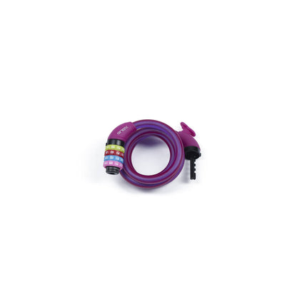 Xolid Paars Cijferslot 12x1200 mm voor Fietsen en Scooters Beveiliging