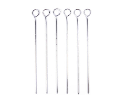 6-delige BBQ Spiezen Set 28 cm - Ideaal voor vlees en groenten grillen