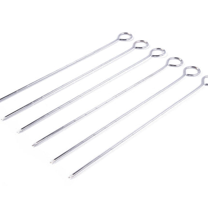 6-delige BBQ Spiezen Set 28 cm - Ideaal voor vlees en groenten grillen