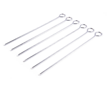 6-delige BBQ Spiezen Set 28 cm - Ideaal voor vlees en groenten grillen