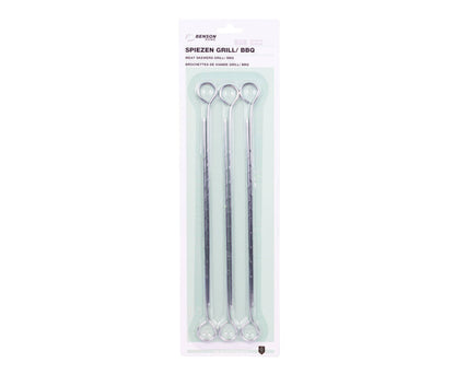 6-delige BBQ Spiezen Set 28 cm - Ideaal voor vlees en groenten grillen