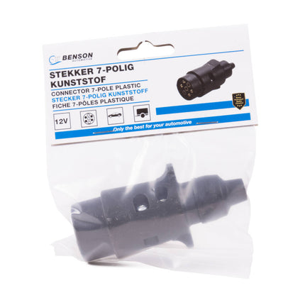 Stekker 7-polig kunststof 12V - Ideaal voor trailerverbindingen