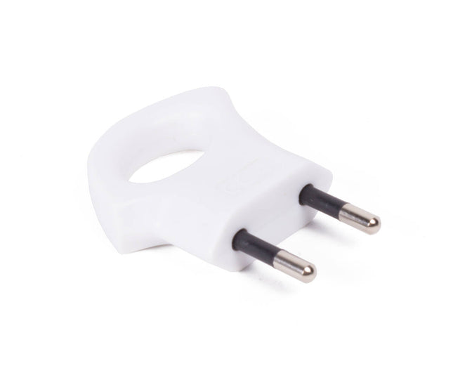 Witte Stekker P Grip 10A/250V 2500W - Eenvoudig in- en uitpluggen