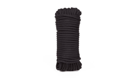 Touw paracord 3 mm x 15 mtr zwart