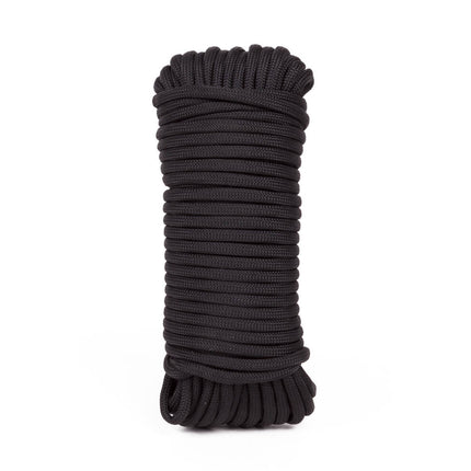 Paracord Touw 3mm x 15m Zwart, Sterk voor Outdoor en DIY projecten.