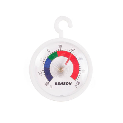 Ronde Koelkastthermometer, -30°C tot +50°C, Compact 44mm, Energiebesparend