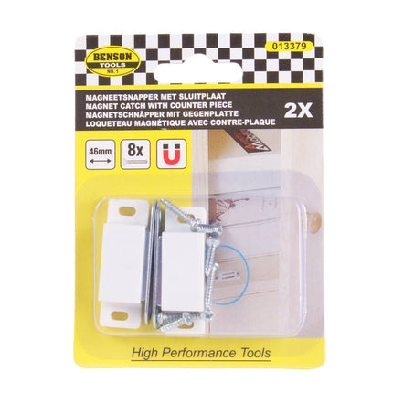Magneetsnapper 46 mm 2-delig - Sterke sluiting voor kasten en deuren