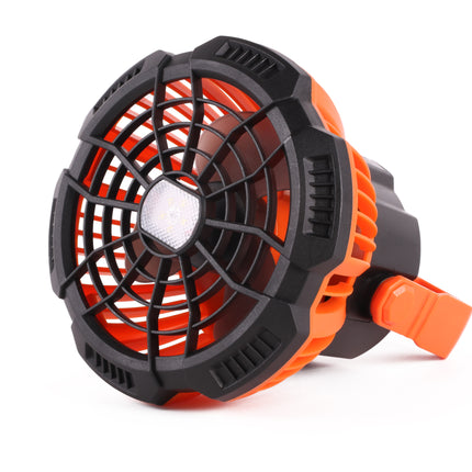 Ventilator met LED lamp 2-in-1 oplaadbaar