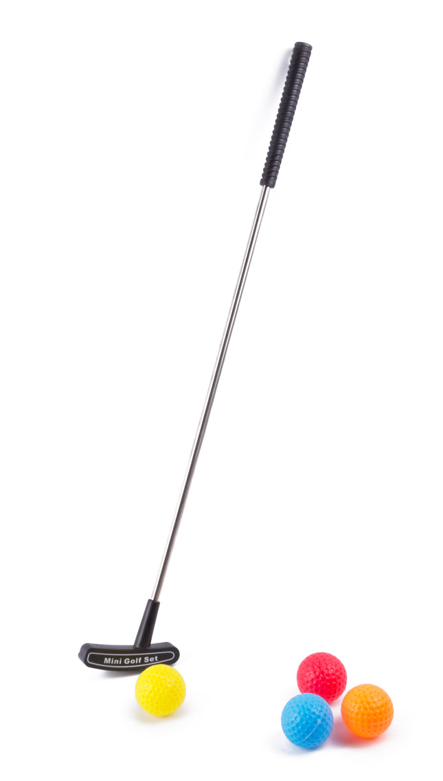 Golfset putter + 4 ballen – 65 cm, 4cm