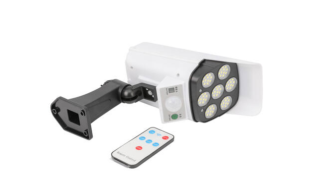 LED dummy camera + solar sensor