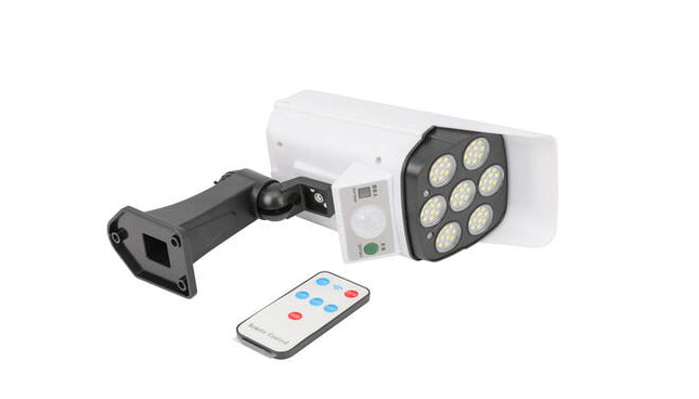 Realistische LED Dummy Camera met Zonnepaneel en Knipperlicht