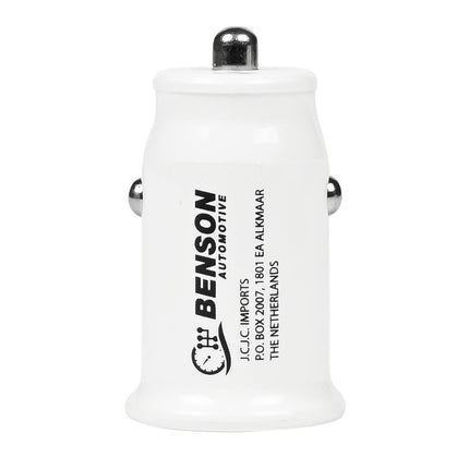 Autolader 12-24V, USB + USB-C, Oplaadt Smartphone & Tablet