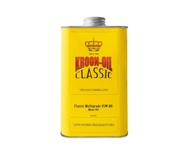 Kroon Motor Olie 15W-40, 1L - Voor Klassieke Benzine- & Dieselvoertuigen