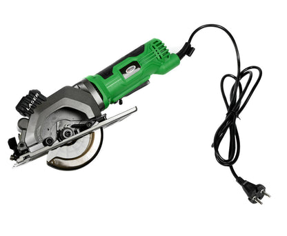 Cirkelzaag 480W ø115 mm, 3500 RPM, Lasergeleider voor Precisie.