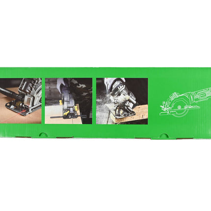 Cirkelzaag 480W ø115 mm, 3500 RPM, Lasergeleider voor Precisie.