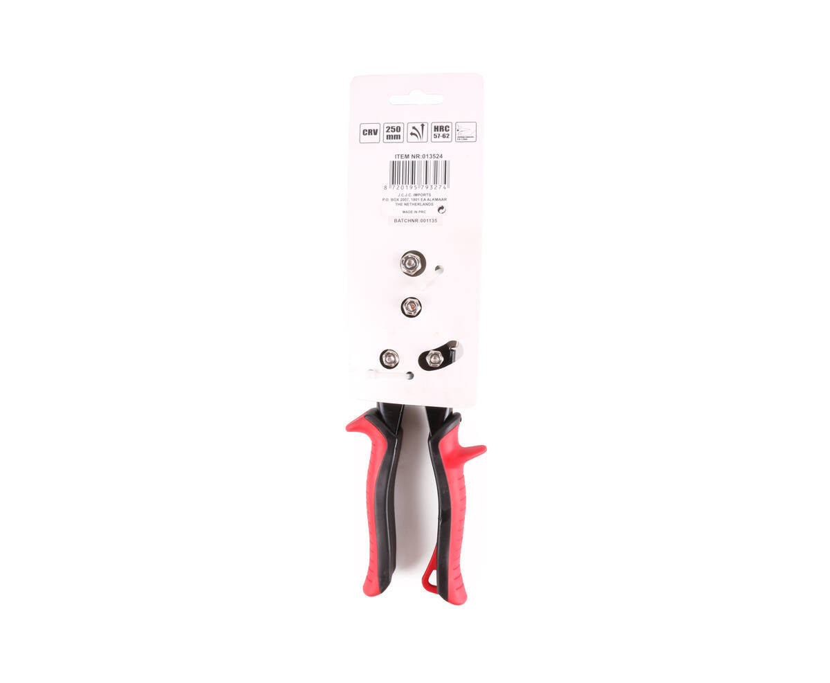 Blikschaar Links 250mm Cr-V, Snijdt Metaal tot 1.2mm Dikte