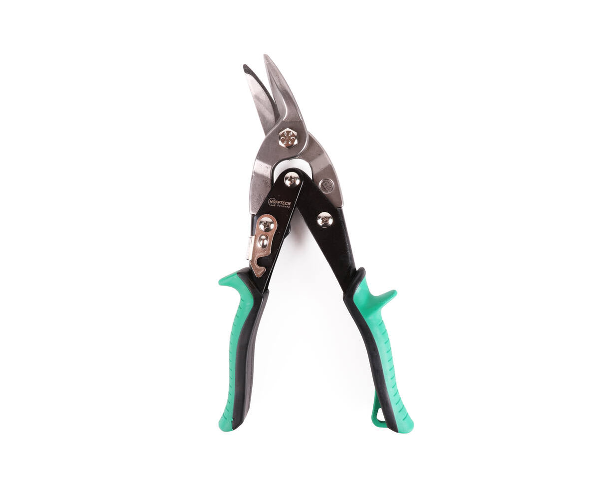 Blikschaar Rechts 250mm Cr-V, knipt metaalplaten tot 1,2mm dik.