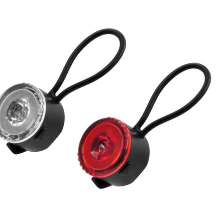 Compacte LED Fietslamp Set met 3 Lichtstanden en Inclusief Batterijen