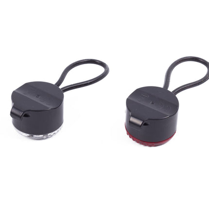 Compacte LED Fietslamp Set met 3 Lichtstanden en Inclusief Batterijen