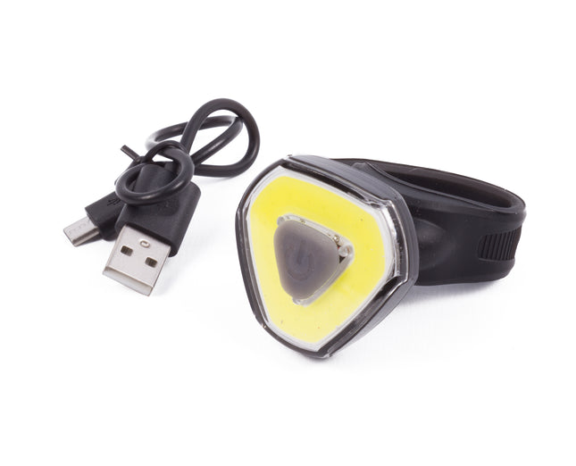 Fietslamp LED USB oplaadbaar wit – Afmeting 43x41x21mm, Oplaadtijd 3 uur, 3.7V