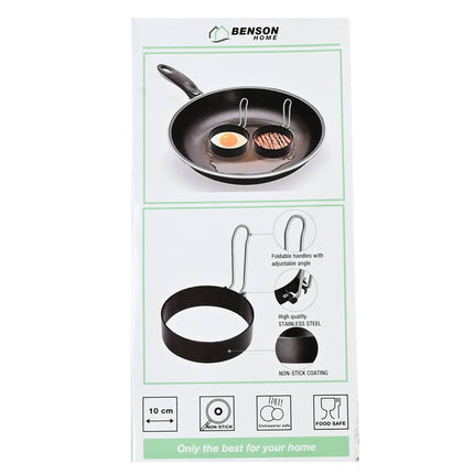 Kookring Set 2 stuks ø10 cm - Perfect voor Eitjes en Pancakes