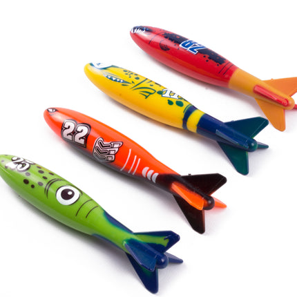 Duikspeelgoed torpedos – Voor het gebruik in helder water