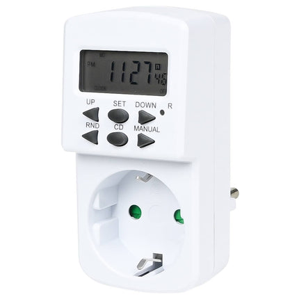 Digitaal Tijdklok 230V - Automatisch Schakelen, 12/24 uur Modus