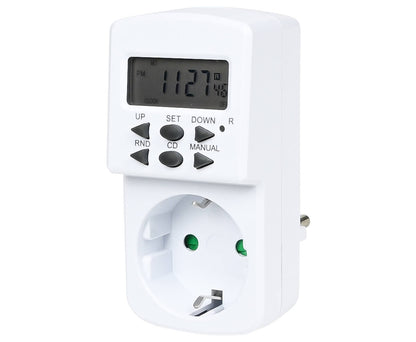 Digitaal Tijdklok 230V - Automatisch Schakelen, 12/24 uur Modus