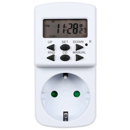 Digitaal Tijdklok 230V - Automatisch Schakelen, 12/24 uur Modus