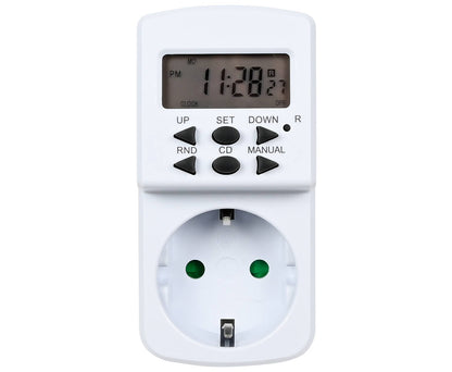 Digitaal Tijdklok 230V - Automatisch Schakelen, 12/24 uur Modus