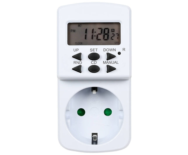 Digitaal Tijdklok 230V - Automatisch Schakelen, 12/24 uur Modus
