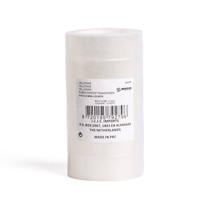 Cellotape Set 6x - 15mm x 25m, ideaal voor knutselprojecten.