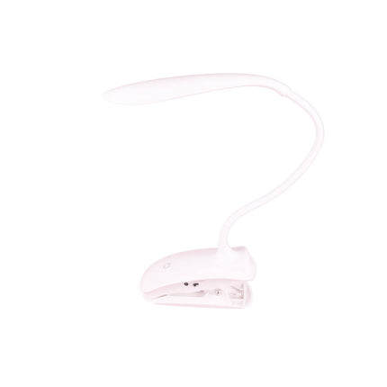 LED Klemlamp 3W, Flexibele Hals, Dimbaar, Oplaadbaar, USB Klem