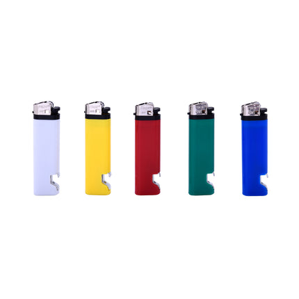 Aansteker flint color met flessenopener