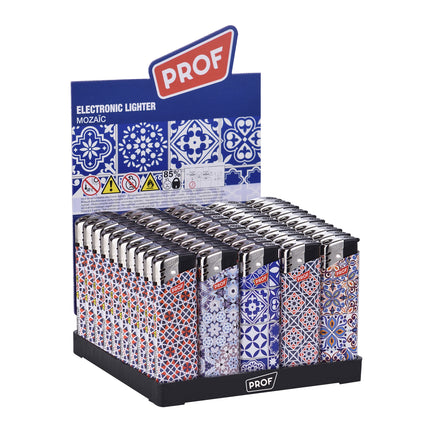 Aansteker mozaïc – Design Mozaïc / mozaïek print, Type Gasaansteker, Compact