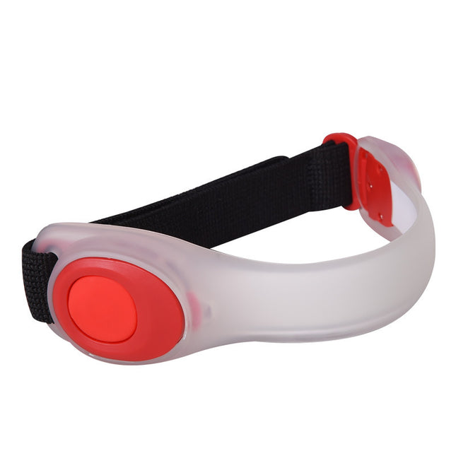 LED veiligheidsarmband – Lengte 18,5 cm, Breedte 3,8 cm, Sluiting klittenband, 18,5 cm