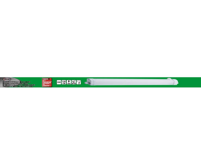 LED Armatuur 36W 120cm IP40, Koppelbaar met Sensor voor Werkruimtes