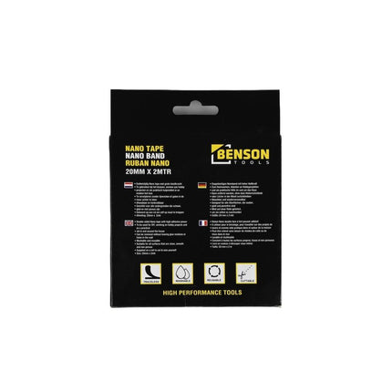 Dubbelzijdig Nano Tape 20mm x 2m - Herbruikbaar voor Diverse Klussen