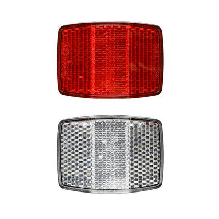 K-MARK Fietsreflector Set: Voor- en Achterreflector, Eenvoudige Montage